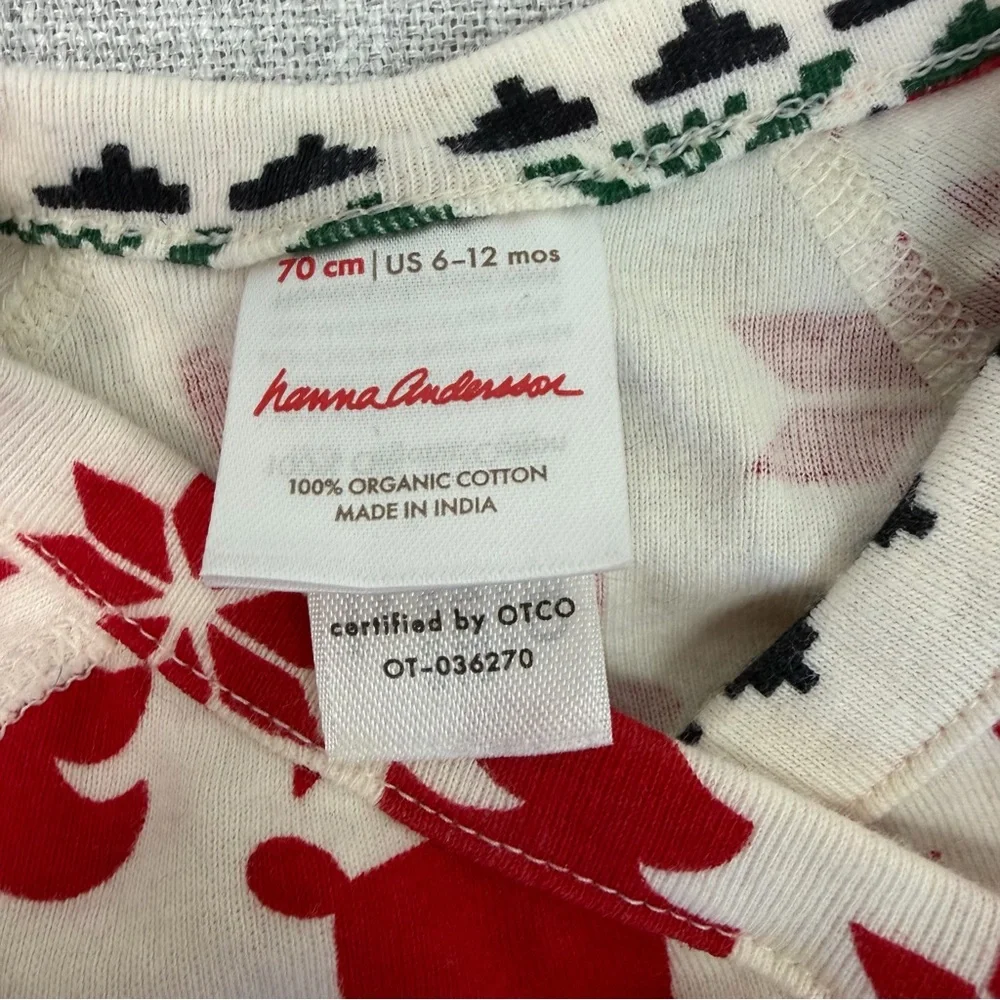 Hanna‎ Andersson Dear Deer 6-12 Months Long Sleeve Bodysuit